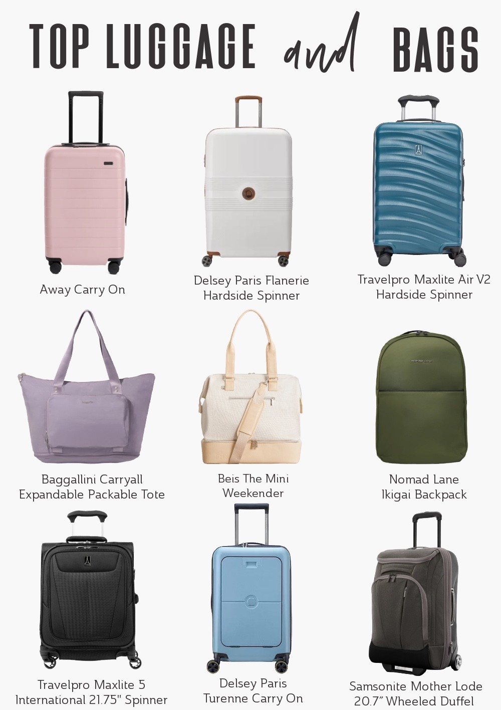 Whether you’re jetting off for a weekend getaway or an extended adventure, these must-have suitcases and personal item bags are all on SALE! 🧳👜😍

#LTKtravel #LTKsale #LTKbag