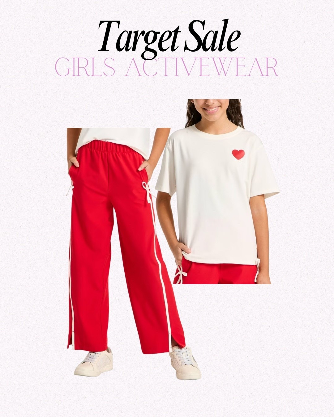 Target sale, target girls, target girls activewear, girls Valentine’s Day outfit, Valentine’s Day outfit 

#LTKSaleAlert #LTKSeasonal #LTKKids
