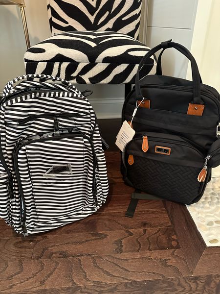 Jujube Be Right Back diaper bag on left and Amazon diaper bag on right. Which one will win out?!! Follow me on Instagram to see as I pack my diaper bag for taking my toddler to Walt Disney World! 

Diaper bag, diaper bag for travel, toddler travel hacks, baby travel hacks

#LTKfamily #LTKFind #LTKtravel