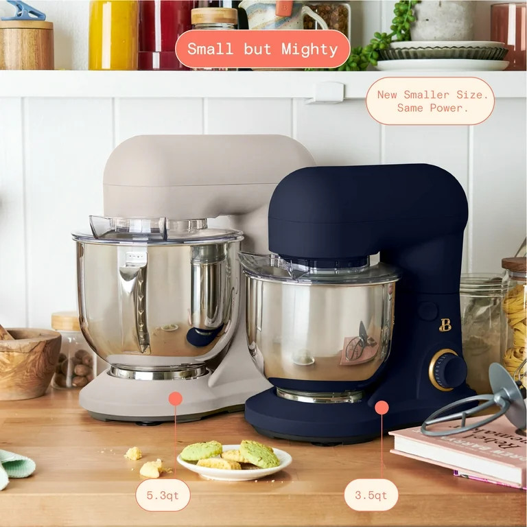 Beautiful Batidora de Pie de 3,5 Cuartos, Ligera y Potente con Cabezal Inclinable, Noche Estrella... | Walmart (US)