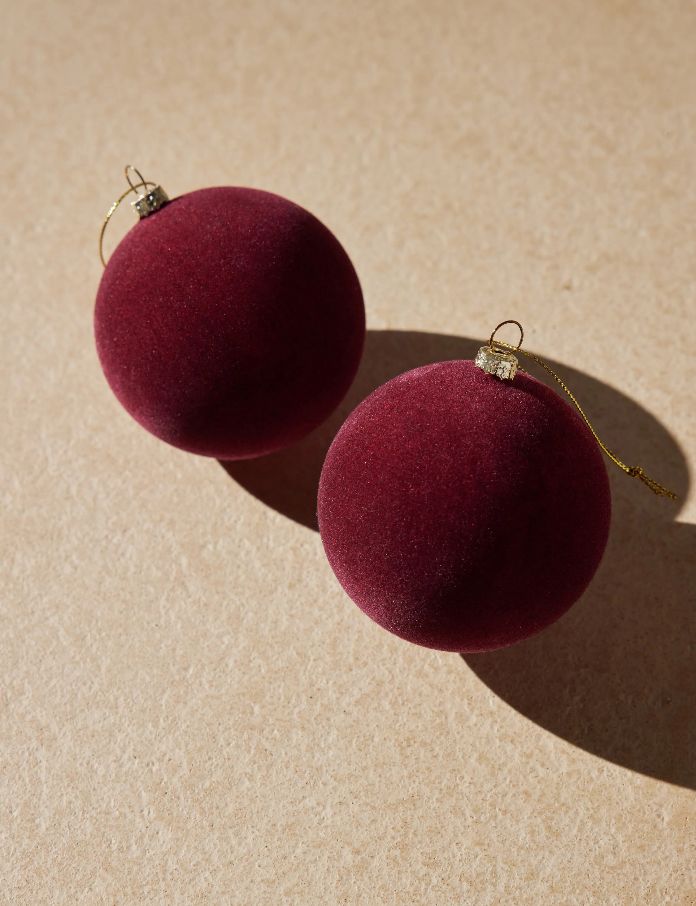 Velvet Ball Ornament (Set of 2) by Cody Foster and Co | Lulu and Georgia 