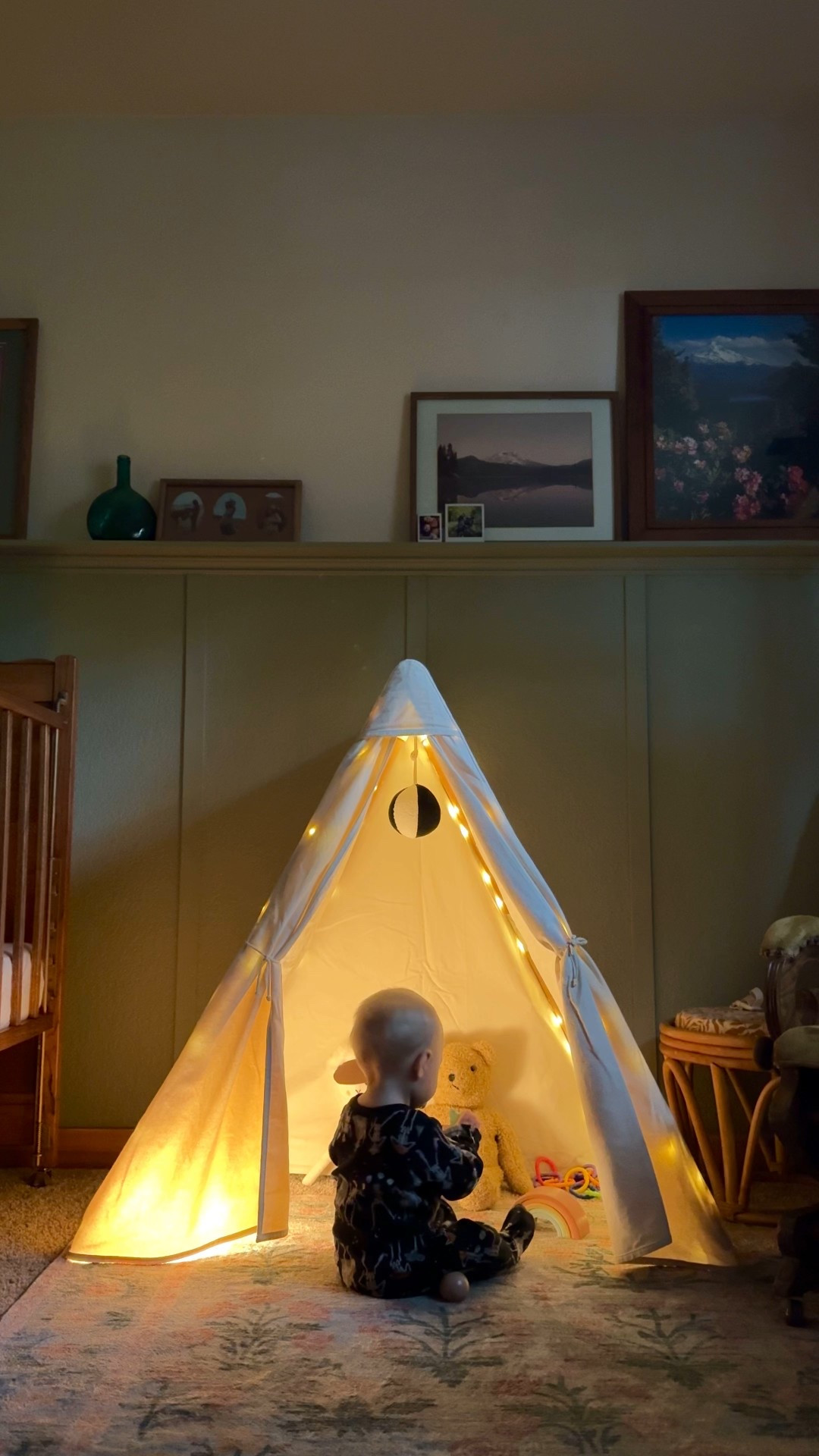 Cozy play tent ⛺️✨ and a nursery must-have!!

#LTKKids #LTKHome #LTKBaby