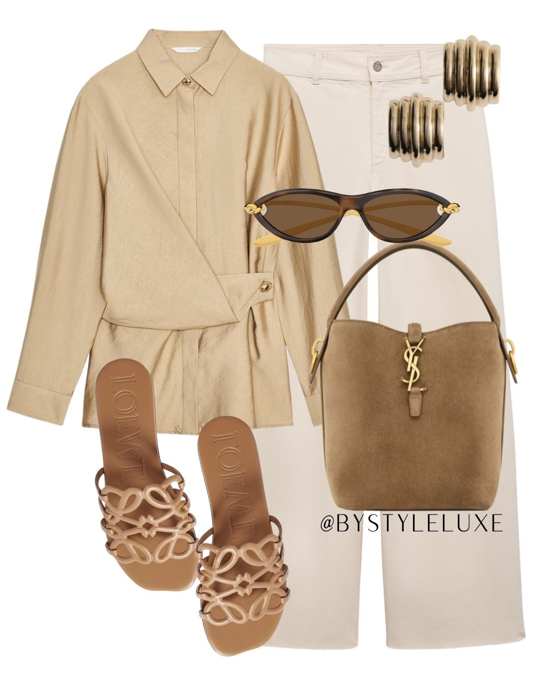 JEANS - new in wrap shirt which looks so chic styled with off-white jeans. Perfect lunch date outfit 

#summeroutfit #jeans #shirt 

#LTKbag #LTKjeans #LTKshoes