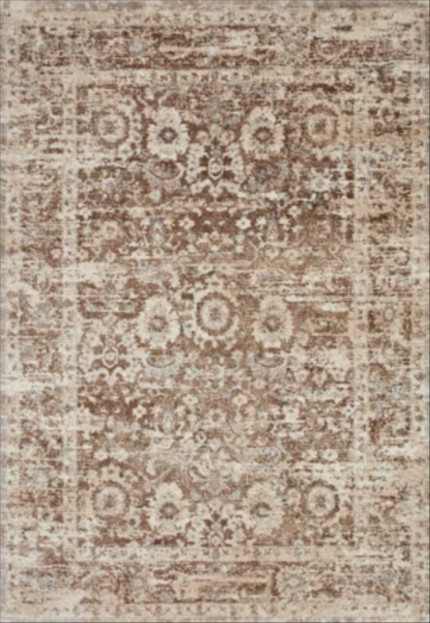 Bungalow Rose Vaghinag Power Loom Brown Rug