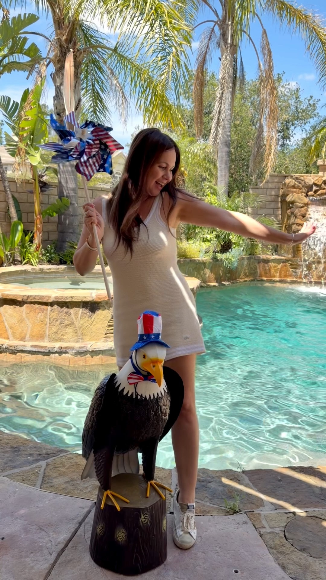 ❤️🤍💙!! Look at this Eagle! As soon as I saw him I knew I needed him!! He’s perfect for my summer shenanigans!  

#LTKHome #LTKdayinmylife #LTKSeasonal