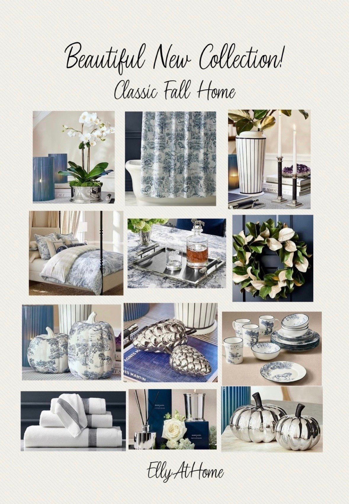 Beautiful new Brandon Maxwell collection at Potter Barn. Shop pretty blue and white, silver finish home decor accessories, trays, fall decor, candleholders, vases, bathroom, kitchen accessories and more!

#LTKHome #LTKStyleTip #LTKFindsUnder50