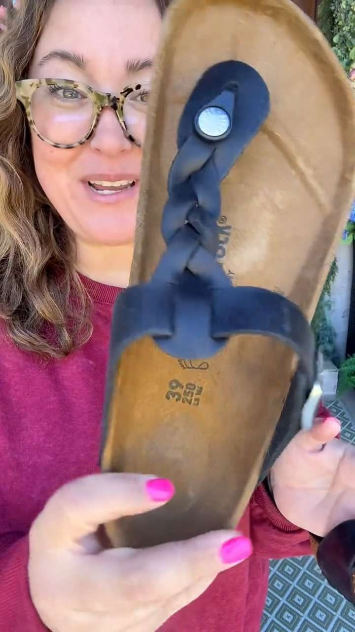 Birkenstock Gizeh Braided Leather Thong Sandals stylish, minimalist sandal. braided design, and adjustable metal pin buckle with arch support. 

 #LTKgrwm #LTKActive #LTKTravel