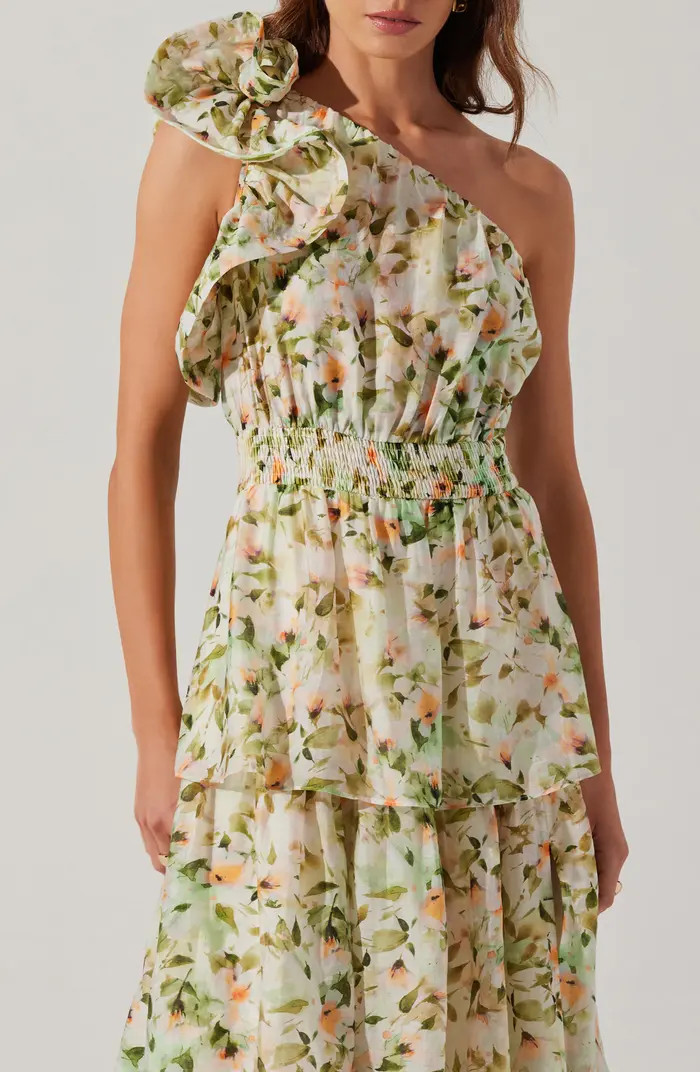 ASTR the Label Imelda Floral One-Shoulder Dress | Nordstrom | Nordstrom