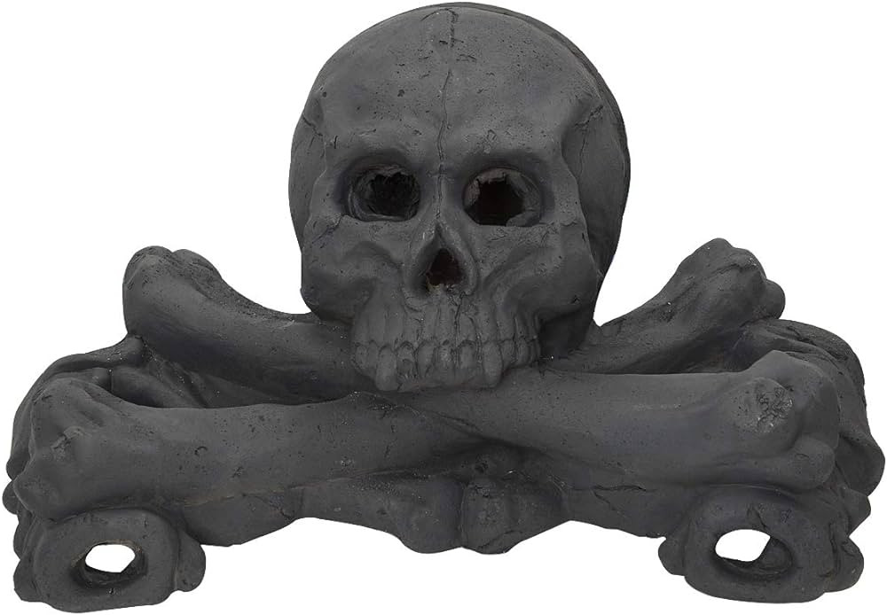 Stanbroil Imitated Human Skulls and Bones Gas Log Decoration, Halloween Decor for Indoor and Outd... | Amazon (US)