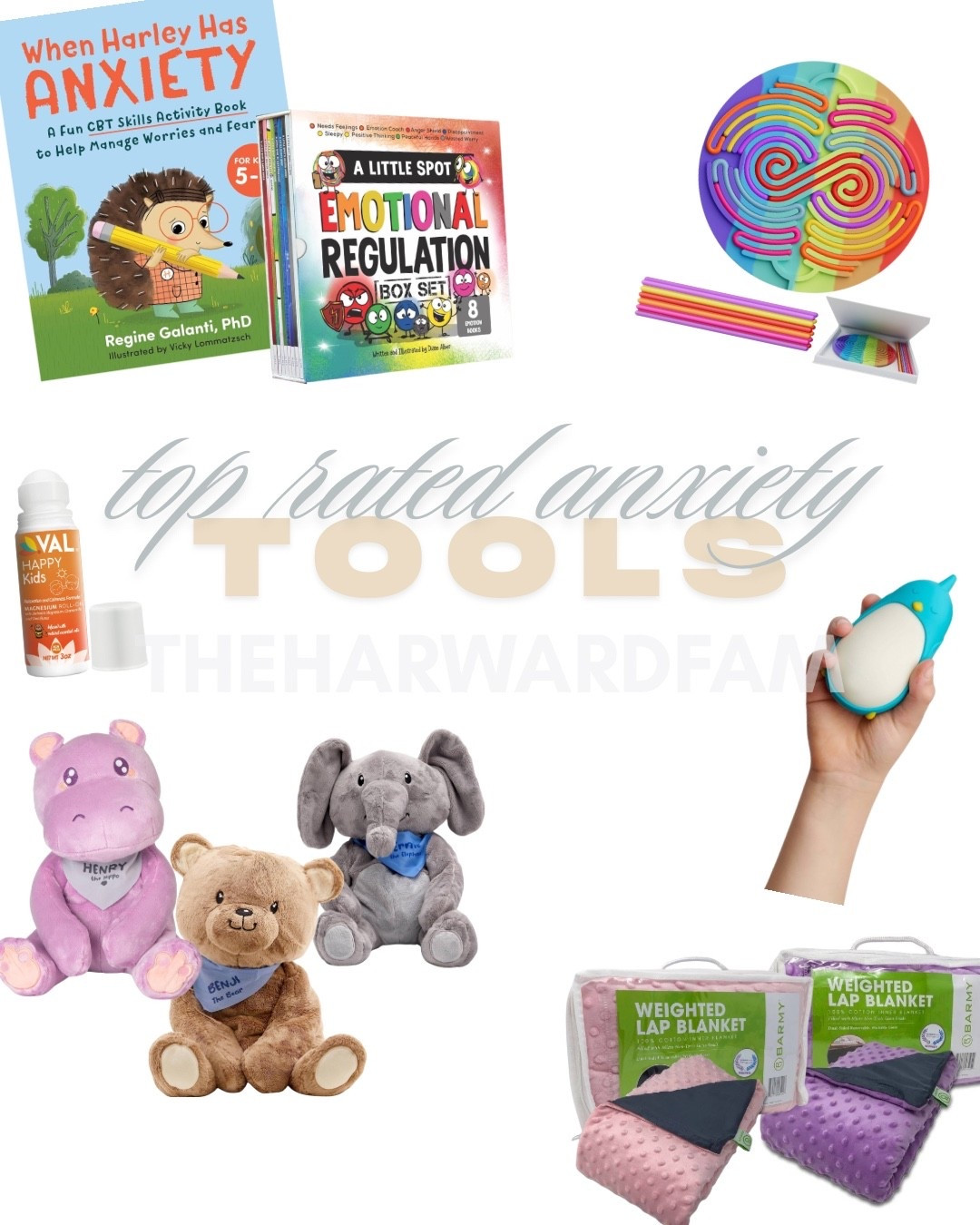 Helping little hearts feel calm, capable, and confident 💛 These are our top-rated anxiety tools for kids — from weighted lap blankets to emotional regulation books, calming fidgets, and the sweetest snuggle buddies. Perfect for building emotional skills and finding peace in big feelings. ✨ #LTKFamily #LTKKids


#LTKFamily #LTKBump #LTKKids