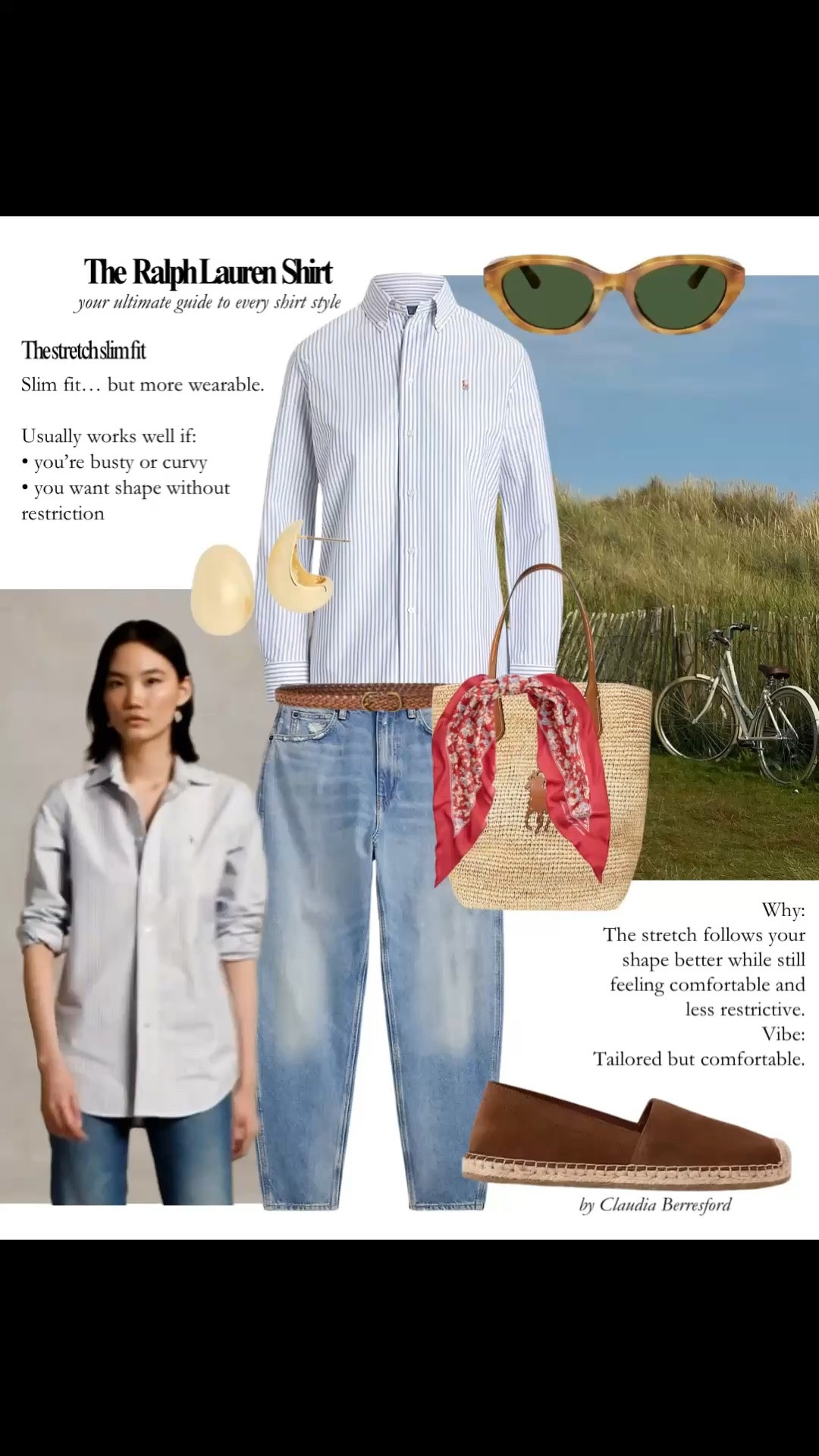 How to wear the Ralph Lauren Stretch slim fit shirt #LTKxRalphLauren

#LTKuk #LTKsummer #LTKstyletip