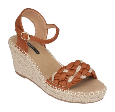 GC Shoes Cati Woven Espadrille Comfort Slingback Wedge Sandals | Target