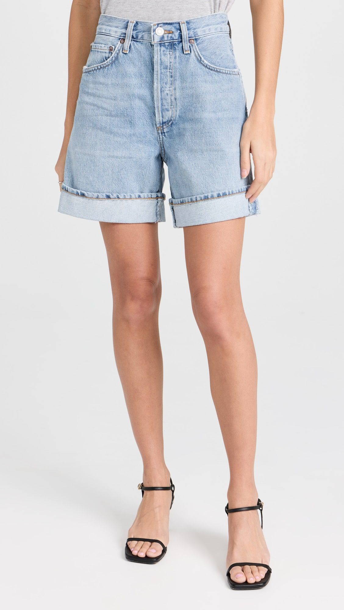Dame Shorts: High Rise Baggy Cuff | Shopbop