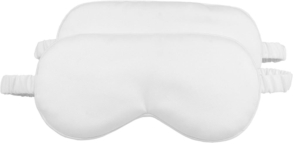 HBHLFZ Sleep Mask 2 Pack - Bamboo Viscose Fiber Sleeping Eye Mask - with Elastic Band/Headband - ... | Amazon (US)