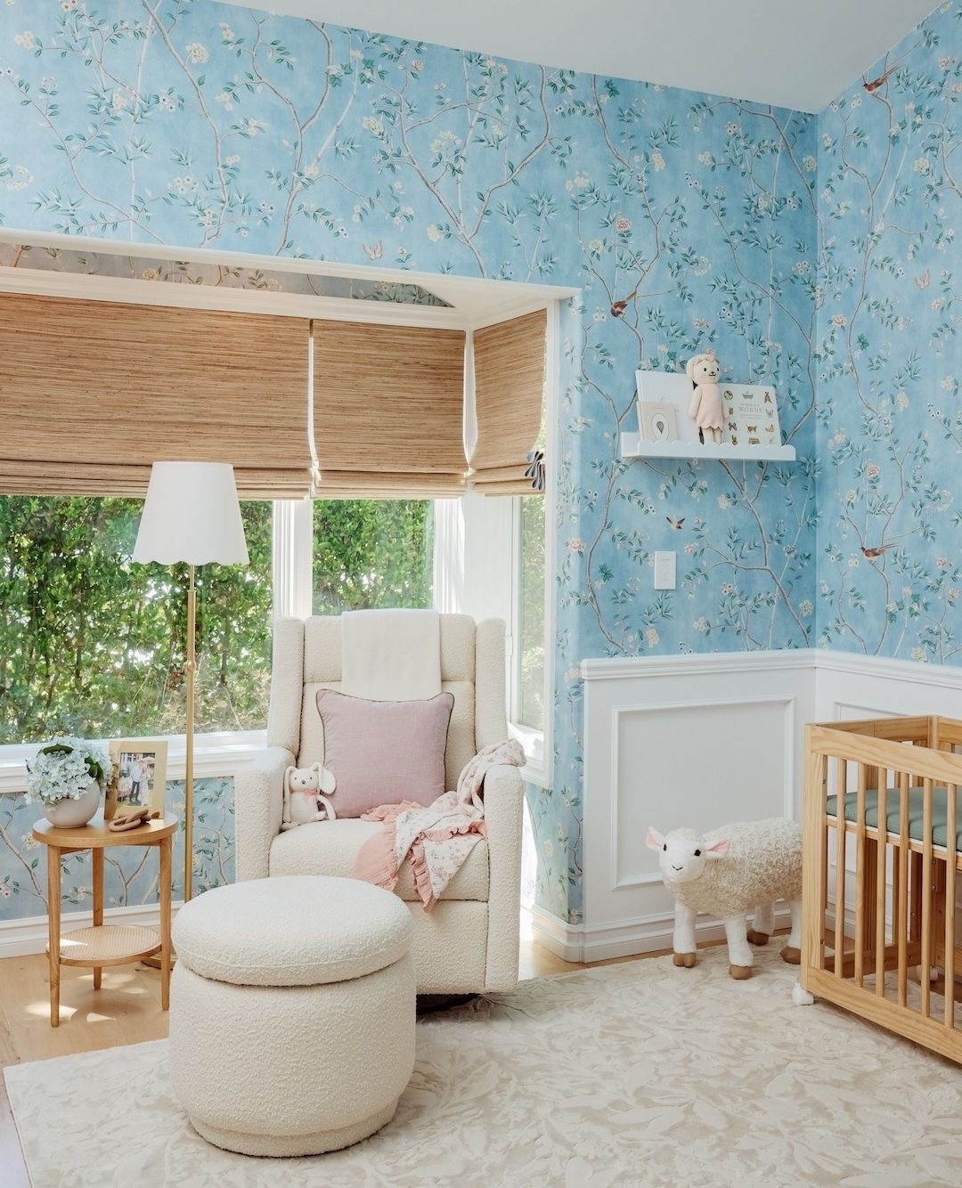 In the 18 years I've been designing nurseries, wallpaper has never gone out of style. The pattern and color trends have evolved, but I've yet to meet a client who regrets their decision. ⁠
⁠
This year, we're still going to see more florals, more traditional patterns, more nature themes and more color! I can't wait to see what else my clients ask for.⁠
⁠
Design by @littlecrowninteriors

#LTKKids #LTKmomlife #LTKHome