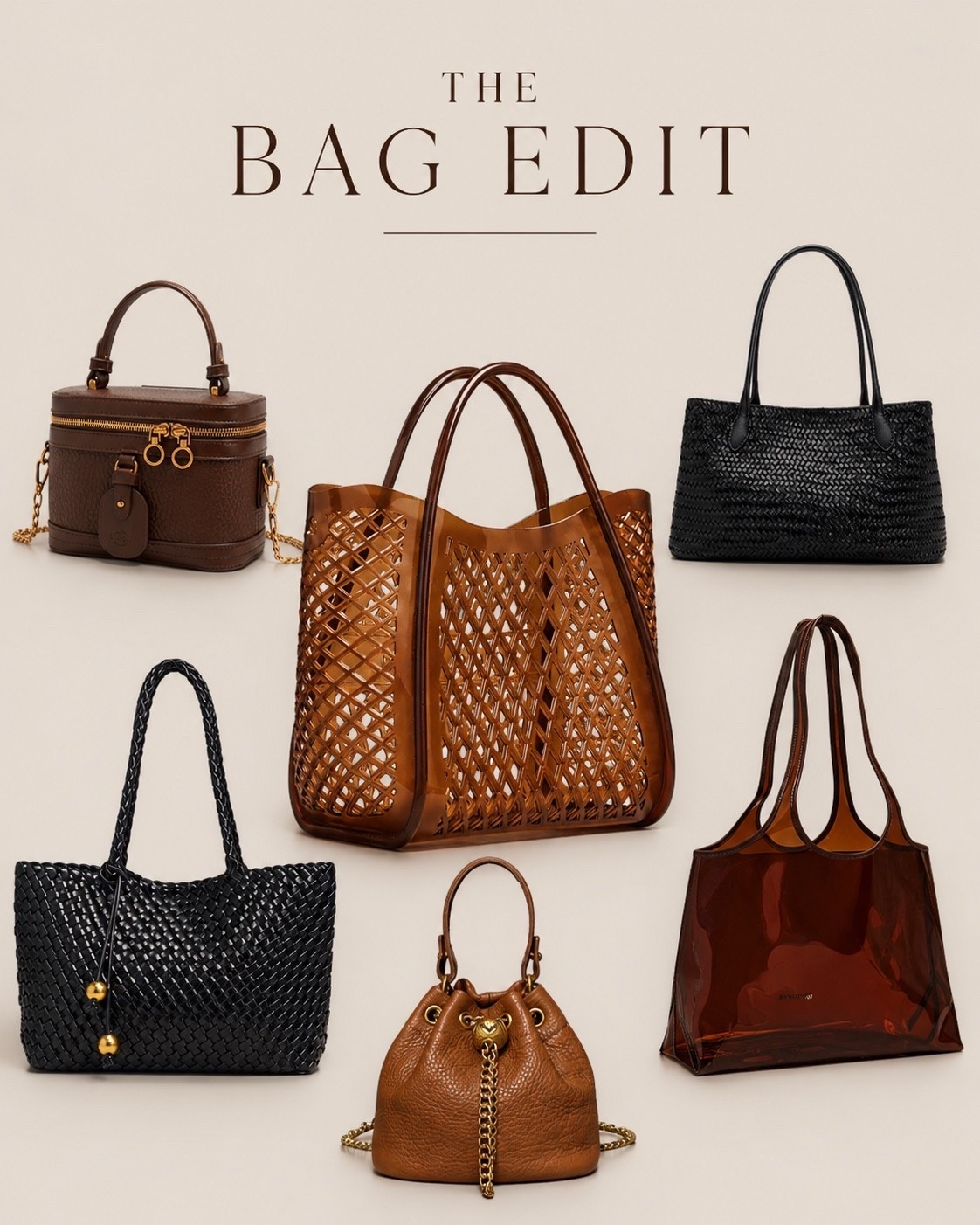 Current bag obsession lineup. Woven totes, rich browns, sleek everyday bags, and designer finds that give quiet luxury without the big price tag. These are the kind of bags that instantly make an outfit look styled even if you’re just in denim and a tank.

#AmazonBags #HandbagEdit #QuietLuxuryStyle #AmazonFashionFinds #EverydayBags #SummerAccessories #WovenBags #MinimalStyle #LTKStyle #AffordableLuxury

#LTKootd #LTKOver40 #LTKdayinmylife