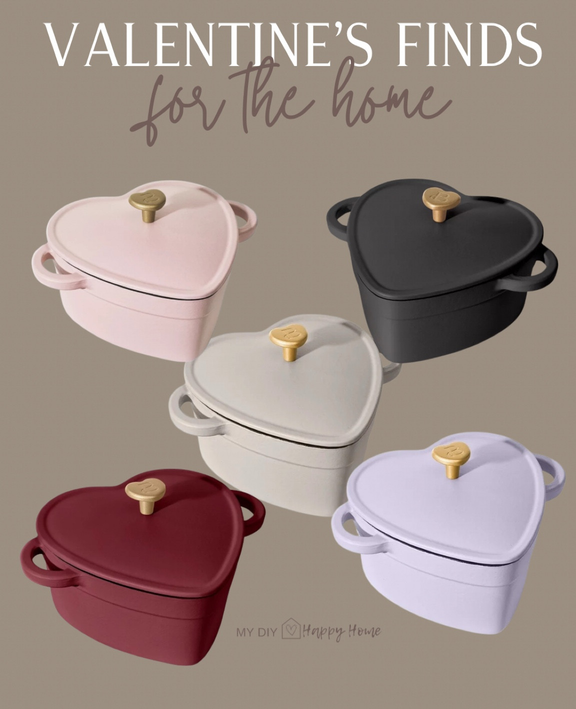 2 quart heart shaped cast iron Dutch oven 

5 color options 

#LTKHome #LTKFindsUnder50 #LTKStyleTip
