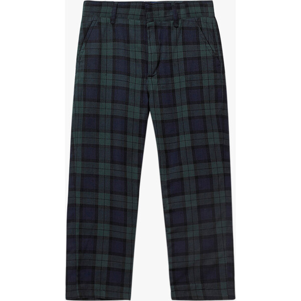 Donald Trousers, Navy Tartan | Maisonette