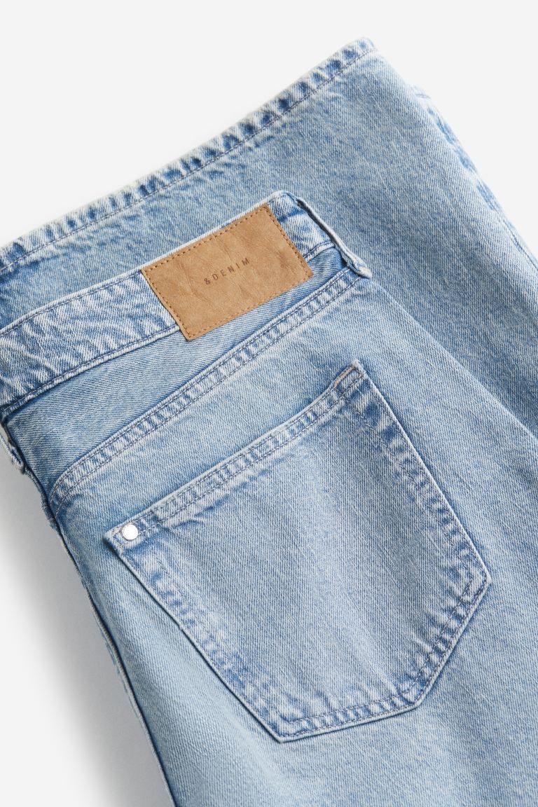 Curvy Fit Baggy Low Jeans - Light denim blue - Ladies | H&M US | H&M (US + CA)