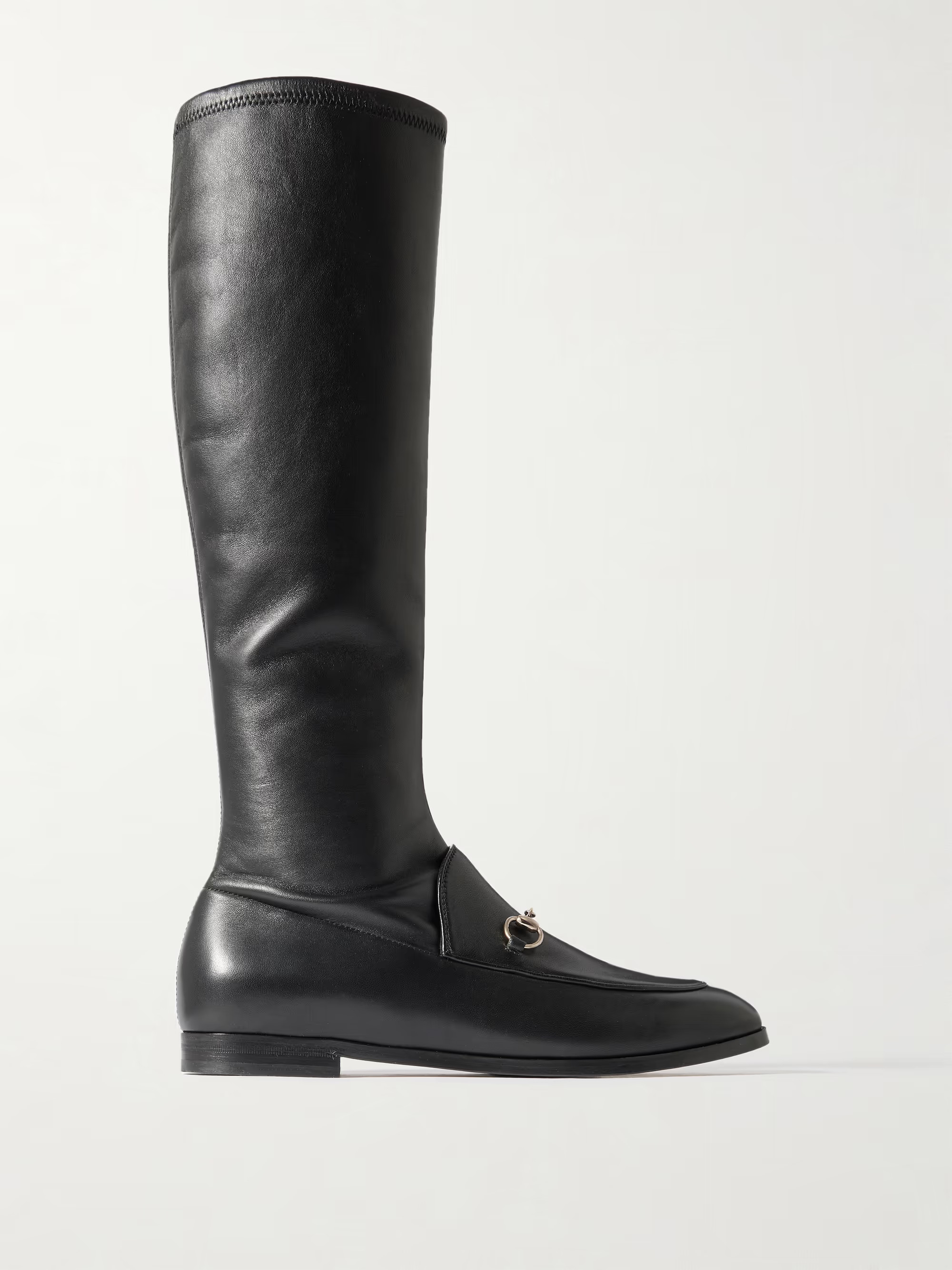 Jordaan horsebit-detailed leather knee boots | NET-A-PORTER APAC