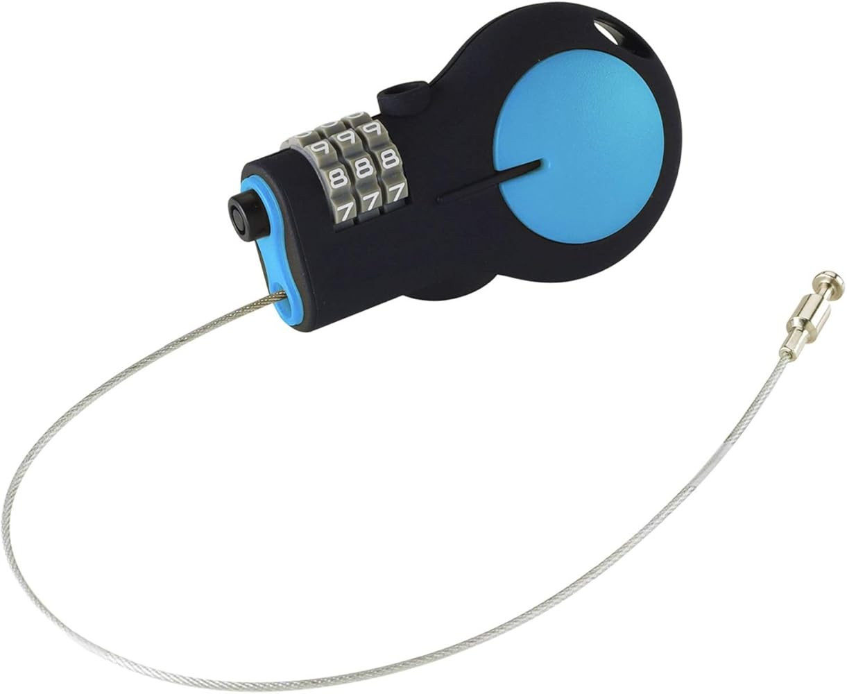 Lewis N. Clark TSA Approved Padlock & Bike Lock for Luggage + Travel, Set Your Combo w/30in Retra... | Amazon (US)