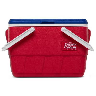 Igloo Picnic Basket Retro 25qt Cooler - Lobster Red | Target