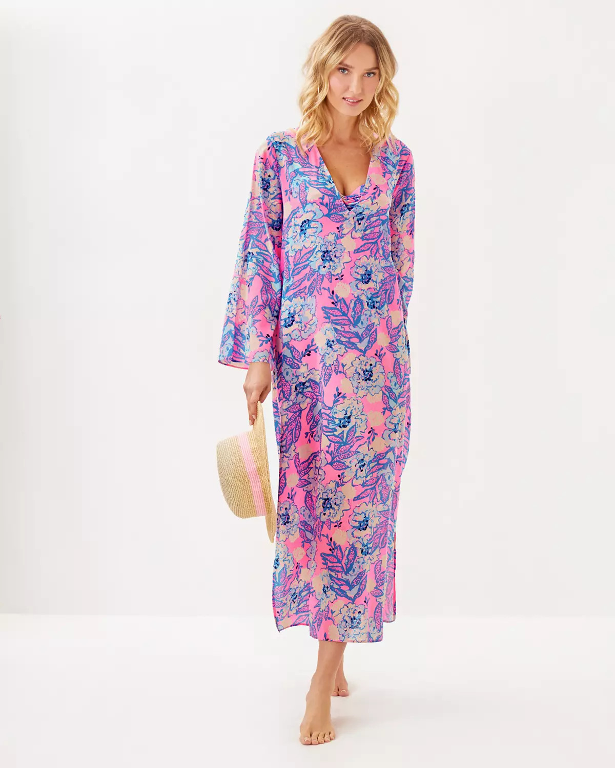 Perry Long Sleeve Maxi Cover-Up | Lilly Pulitzer