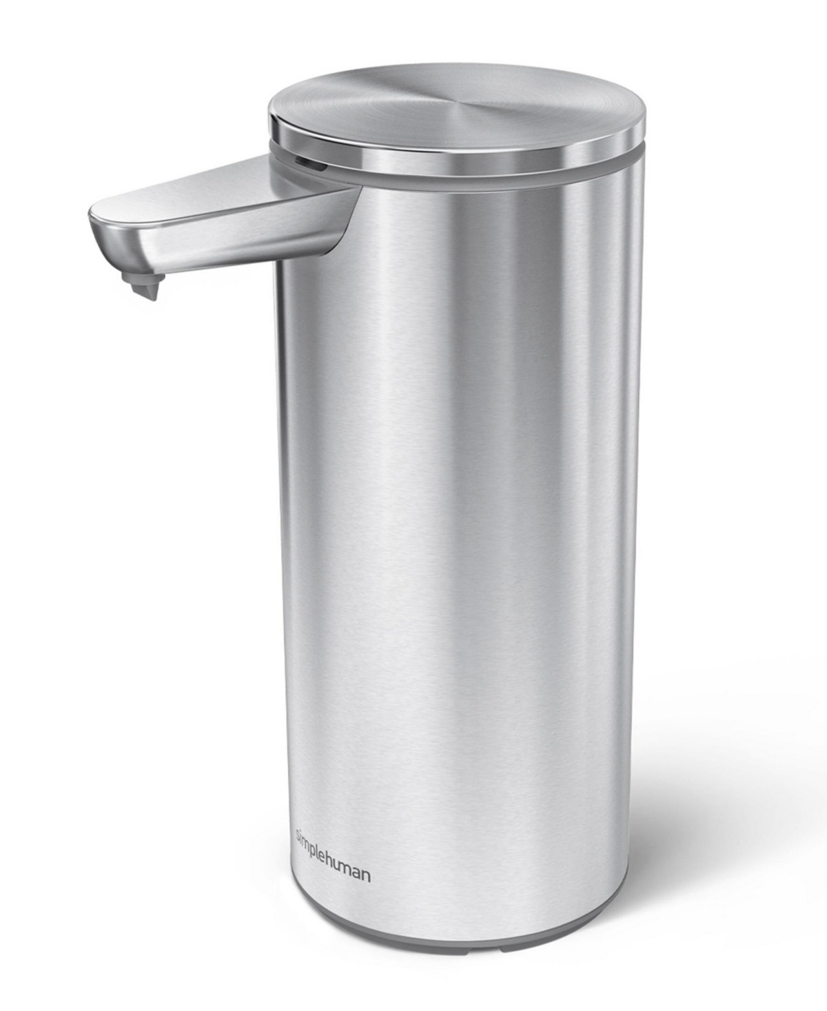 simplehuman 14 oz Sensor Pump, Touch-Free Hand Soap Dispenser with Sponge Caddy - Brushed Stainless Steel | Macy's