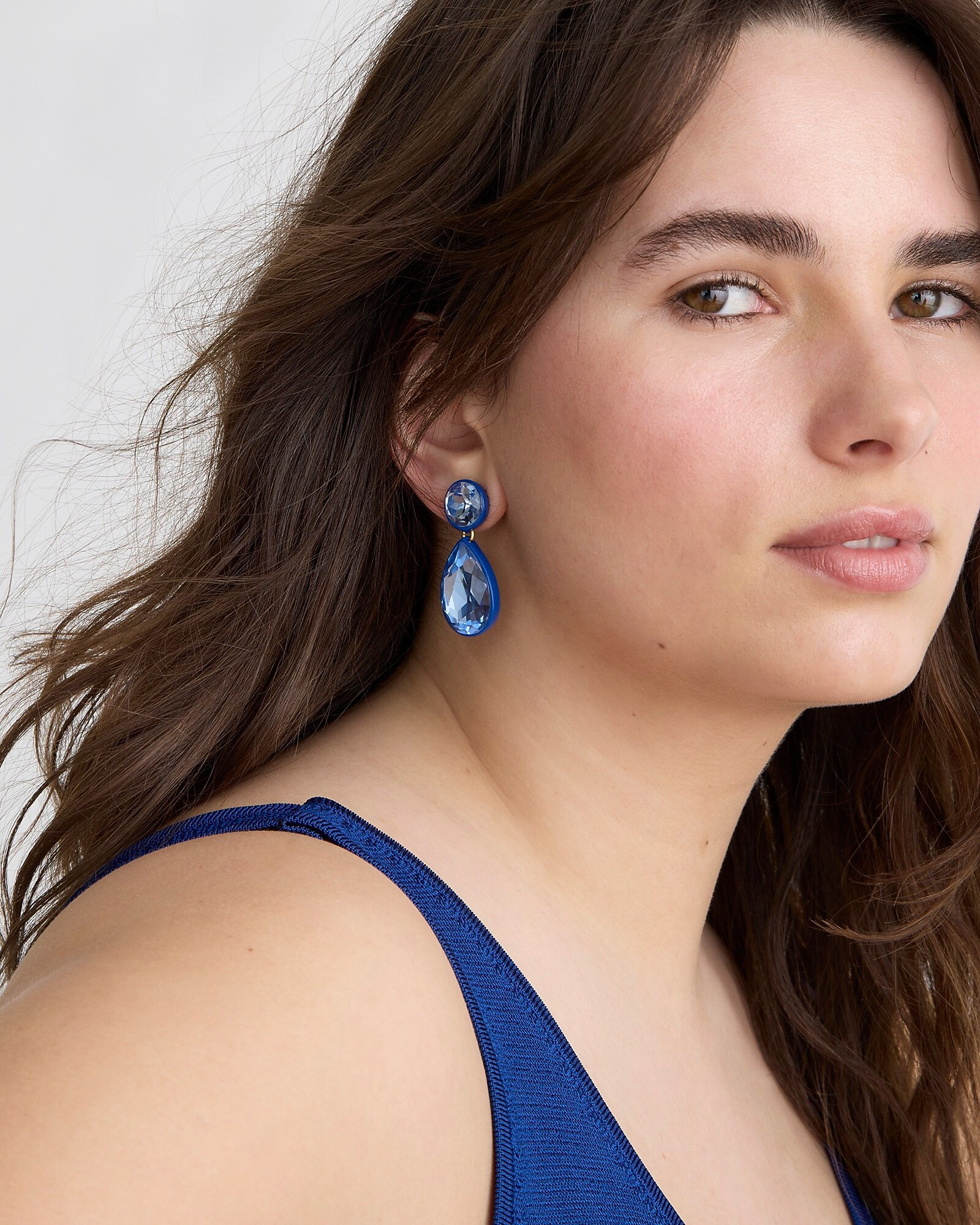 Sparkly teardrop earrings | J. Crew US