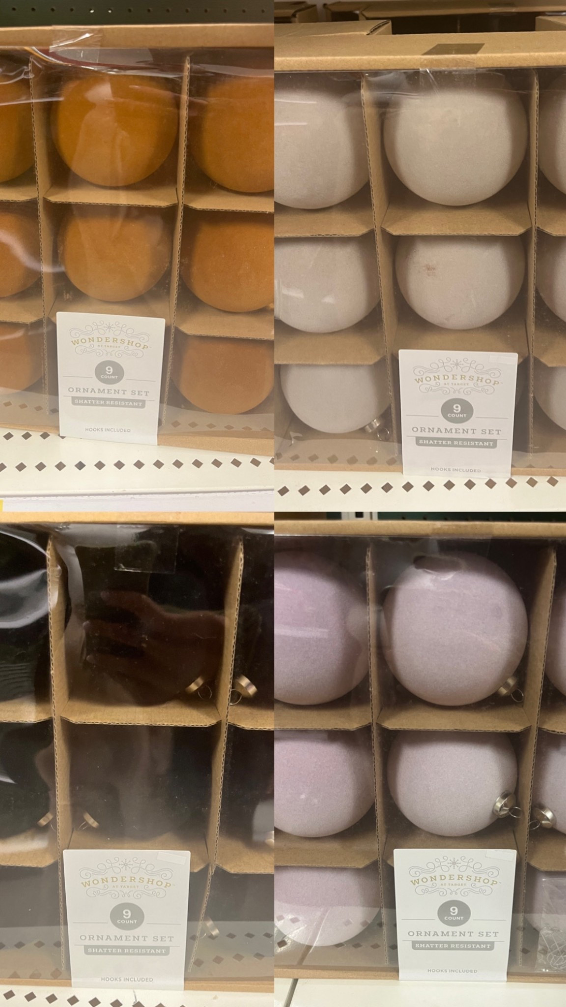 Target Wondershop flocked ornaments 

#LTKHome #LTKFindsUnder50 #LTKHoliday