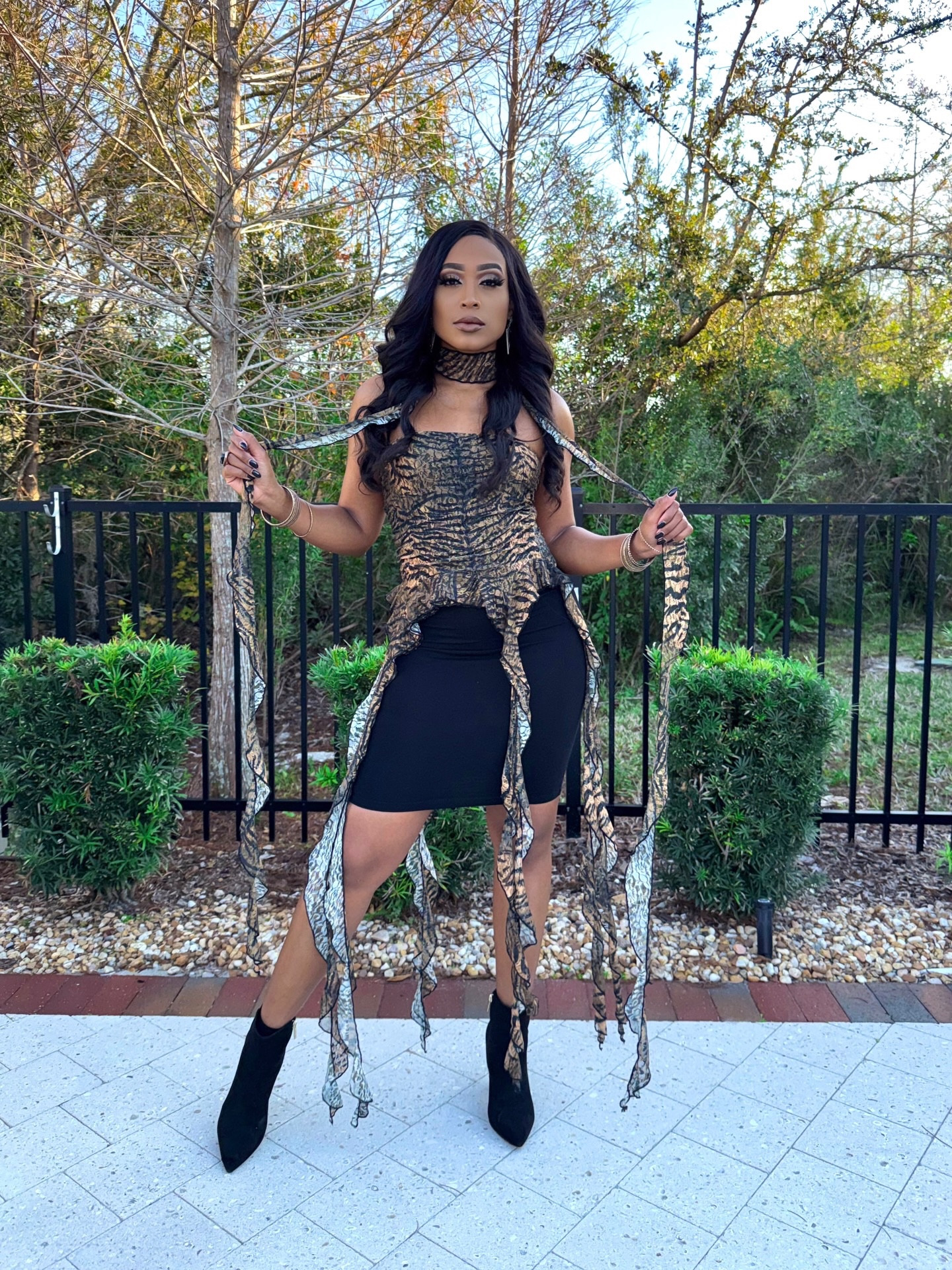 I have been seeing more Tiger print hitting the fashion scene lately, and I am not mad about it 😏 I think I may love Tiger print almost as much as I love cheetah print ✨🐅✨

Where are my bold print babes at? Would you rock Tiger print? 

Top from @romwe @shein 
Skirt from @forever21 (from like 10 years ago 😅)
Shoes from @DSW  @jlo 

#tigerprint #outfitoftheday #edgyaesthetic #baddieoutfit #ROMWEpartner

#LTKootd #LTKTall #LTKMidsize