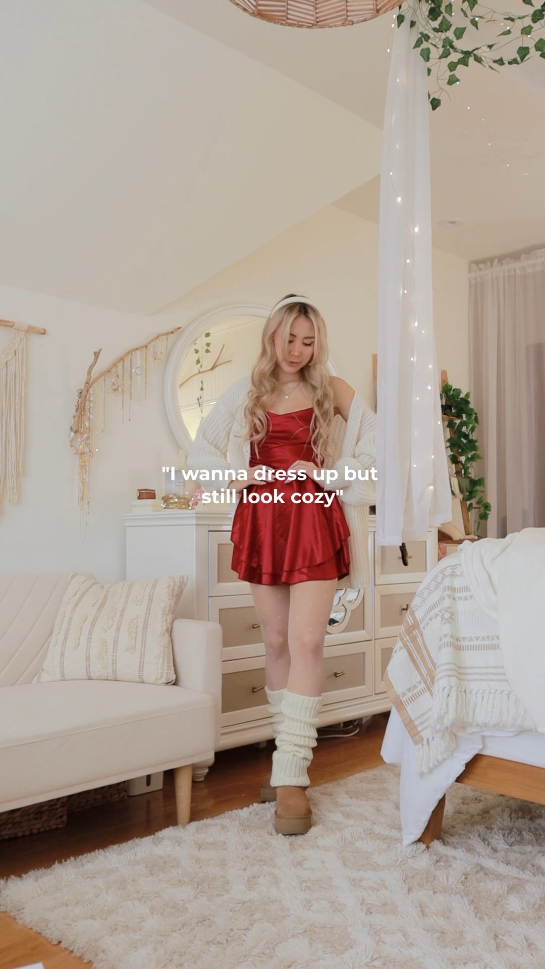 A mix between girly and cute and festive. I love mixing Ugg boots with dresses 

#LTKFindsUnder50 #LTKHoliday #LTKSeasonal