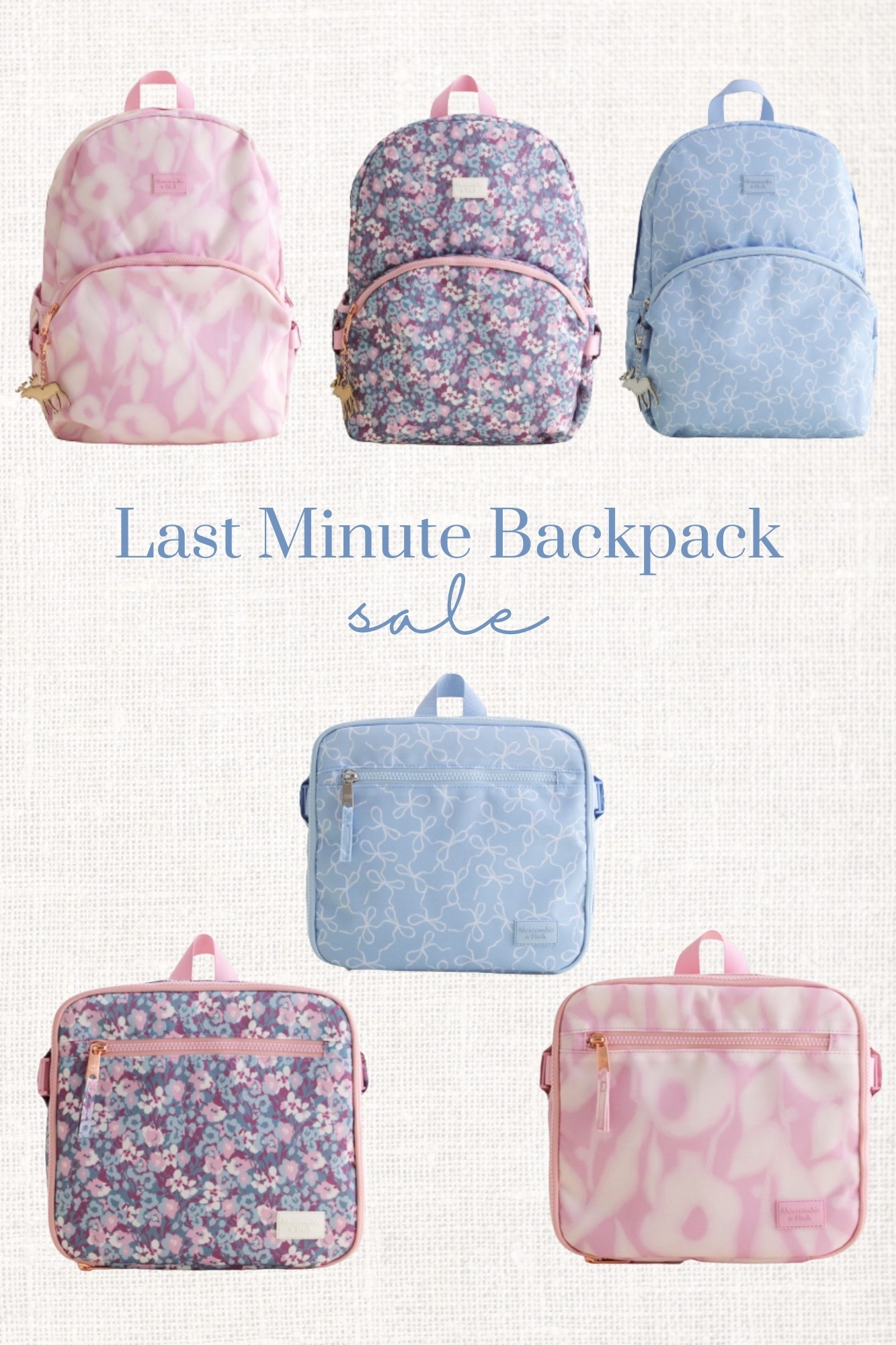 THE cutest lunch boxes and pack packs if you're last minute like me 🙃 on sale too!!!