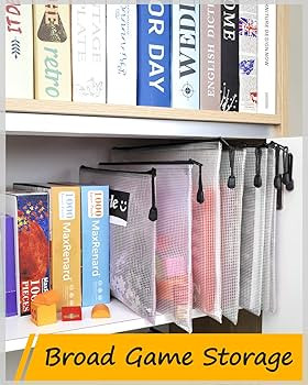 SUNEE Multisize Mesh Zipper Pouches (Black, 21 Packs), Water-Resistant Zip Bag for School Office ... | Amazon (US)