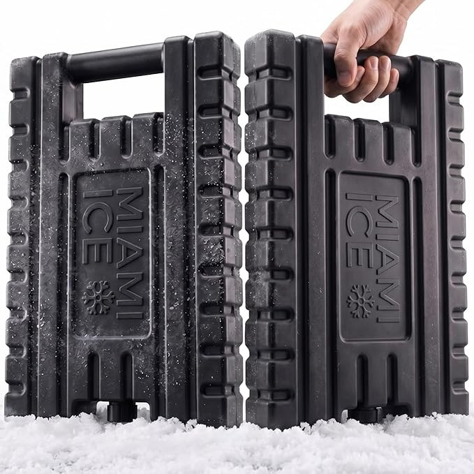 Miami Ice Reusable XL Cooler Ice Pack (12"x9") | Replaces 7 lbs of Ice, Stays Cold up to 96 Hours... | Amazon (US)