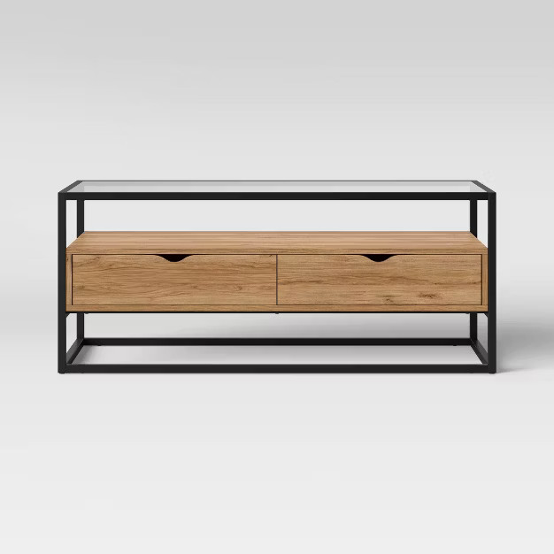 Ada Mixed Material Coffee Table with Glass Top - Project 62™ | Target