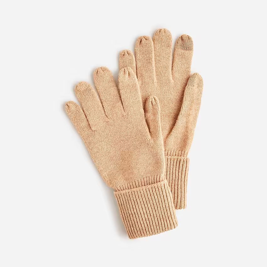 Cashmere touch-screen gloves | J.Crew US