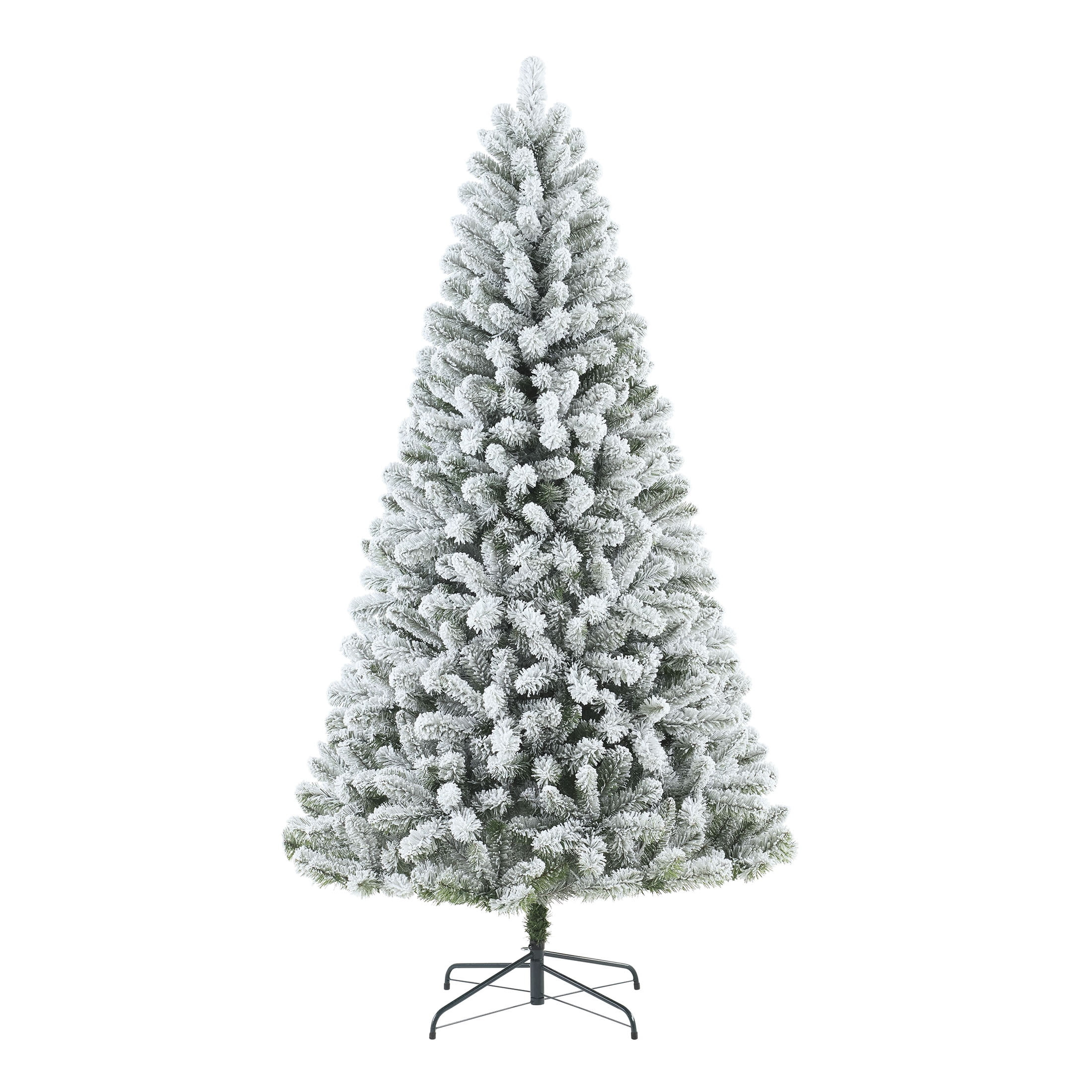 Holiday Time 6.5' Pre-lit Flocked Frisco Pine Christmas Tree, Green, 6.5`FLK FRISCO CCLED | Walmart (CA)