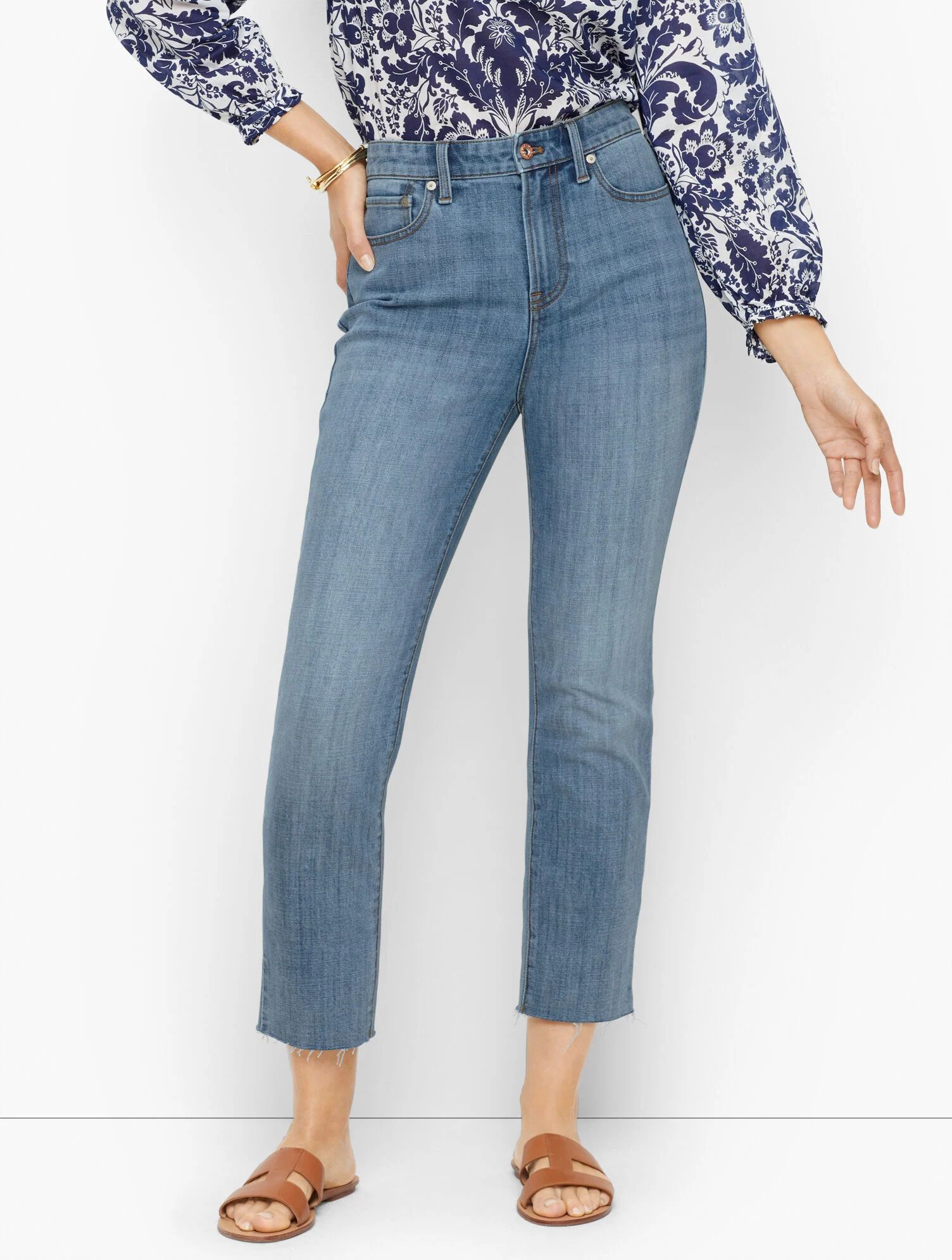 Modern Ankle Jeans - Eve Wash | Talbots