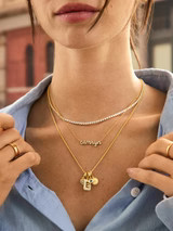 Cluster Charm Necklace Chain - Gold | BaubleBar (US)