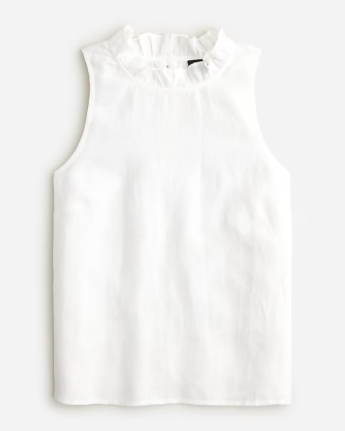 Fleur top in linen | J. Crew US