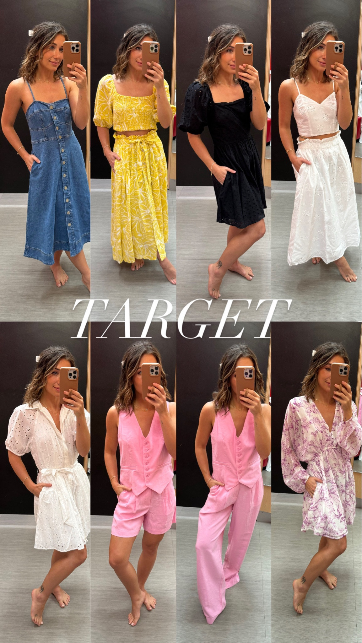Target spring fashion finds
Easter dresses
Wearing size XS in dresses
Tops size XS
Vest size XS-runs big
Pants & shorts size 2 —they’re big on me

#target #spring #outfits #laurabeverlin

#LTKfindsunder100 #LTKsalealert #LTKfindsunder50