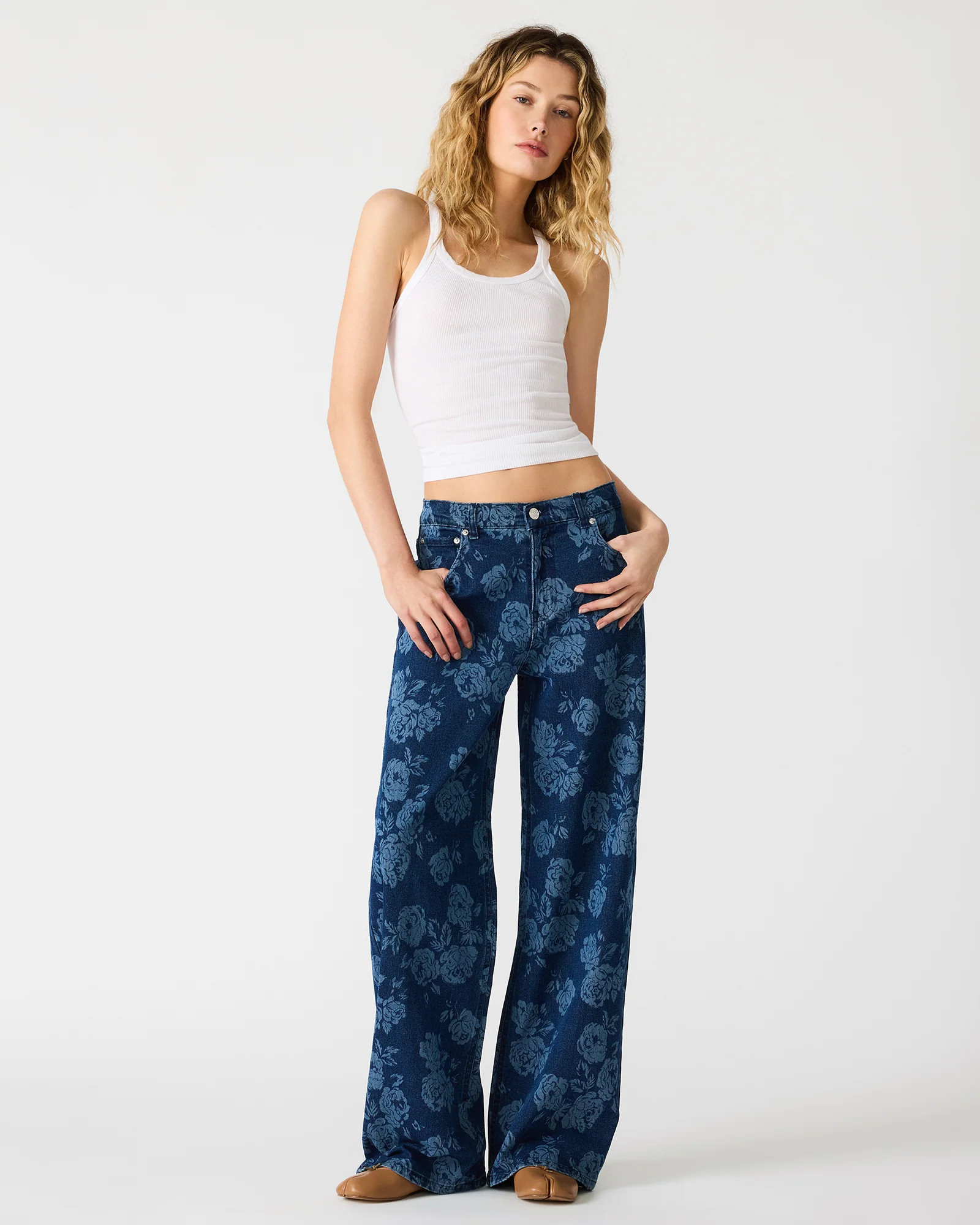 Steve Madden Women's Jaxon Jean Sets - Rose Frost - Size 28 - Cotton/Viscose | Steve Madden (US)
