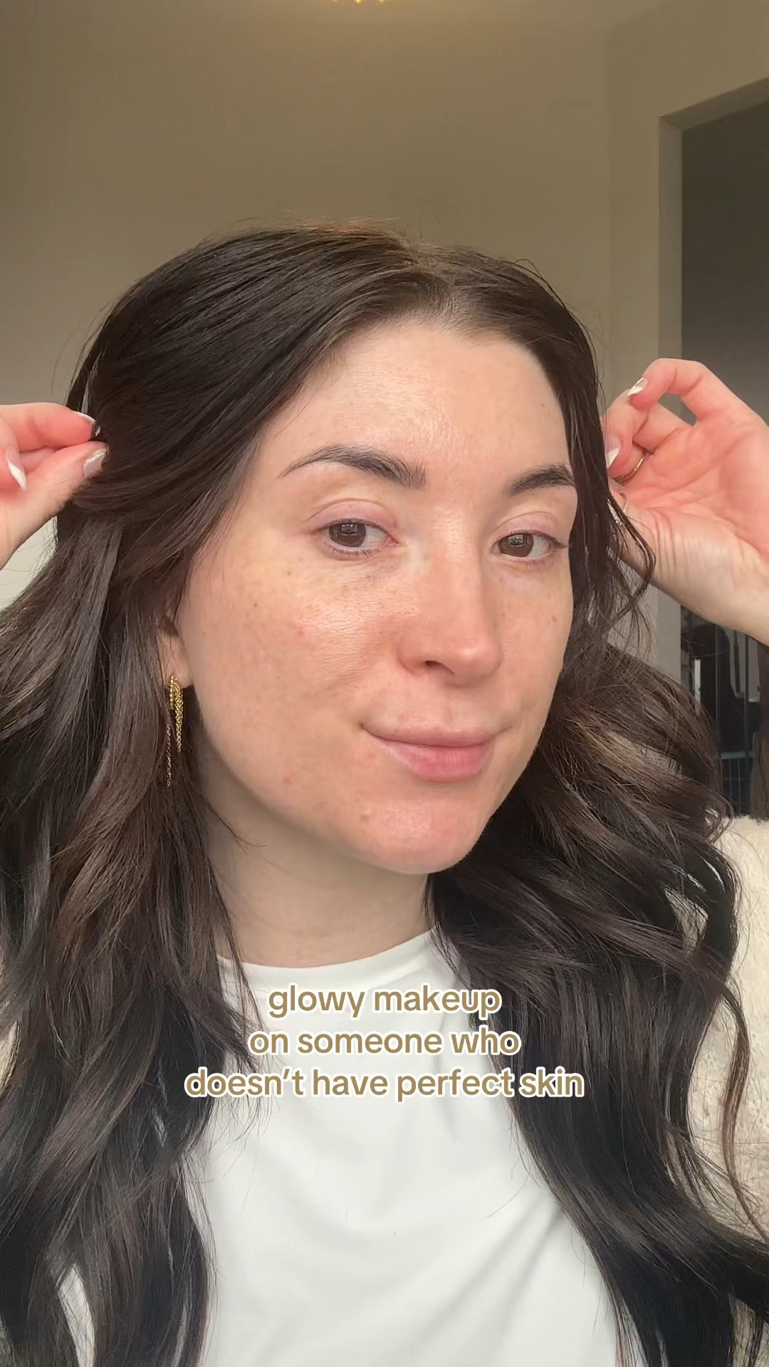Glowy makeup on skin that isn’t perfect ✨ easy and achievable for all skin types 🫶🏻 

#LTKWatchNow #LTKBeauty #LTKFindsUnder50