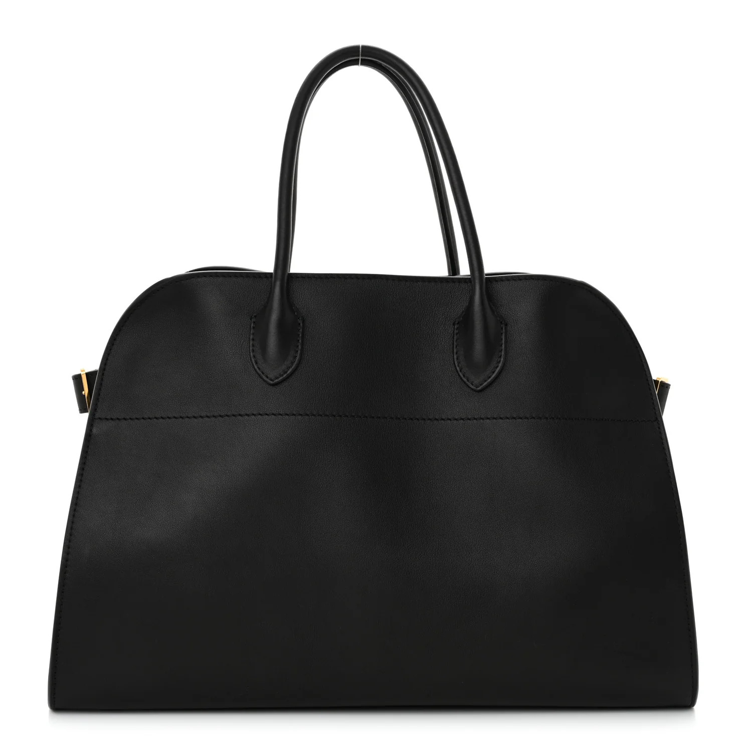 Polished Saddle Calfskin Soft Margaux 15 Black | FASHIONPHILE (US)