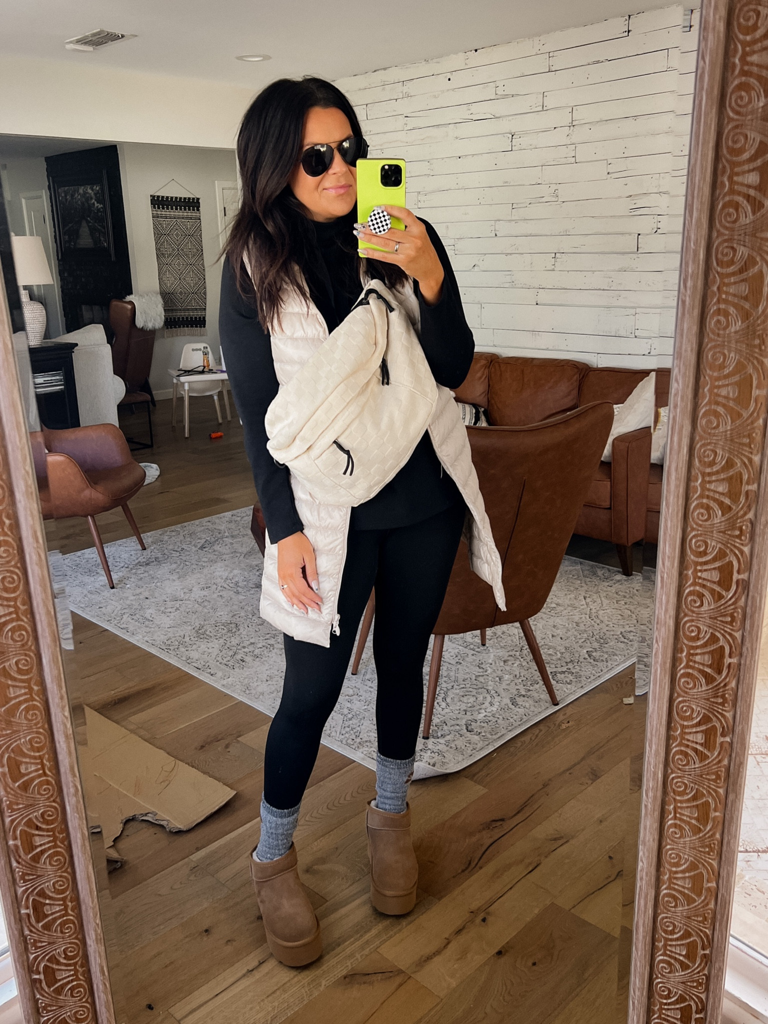 Top: XL (BWCXSPANX)
Vest: Large
Leggings: Large
Shoes: TTS


#LTKunder50 #LTKstyletip #LTKshoecrush