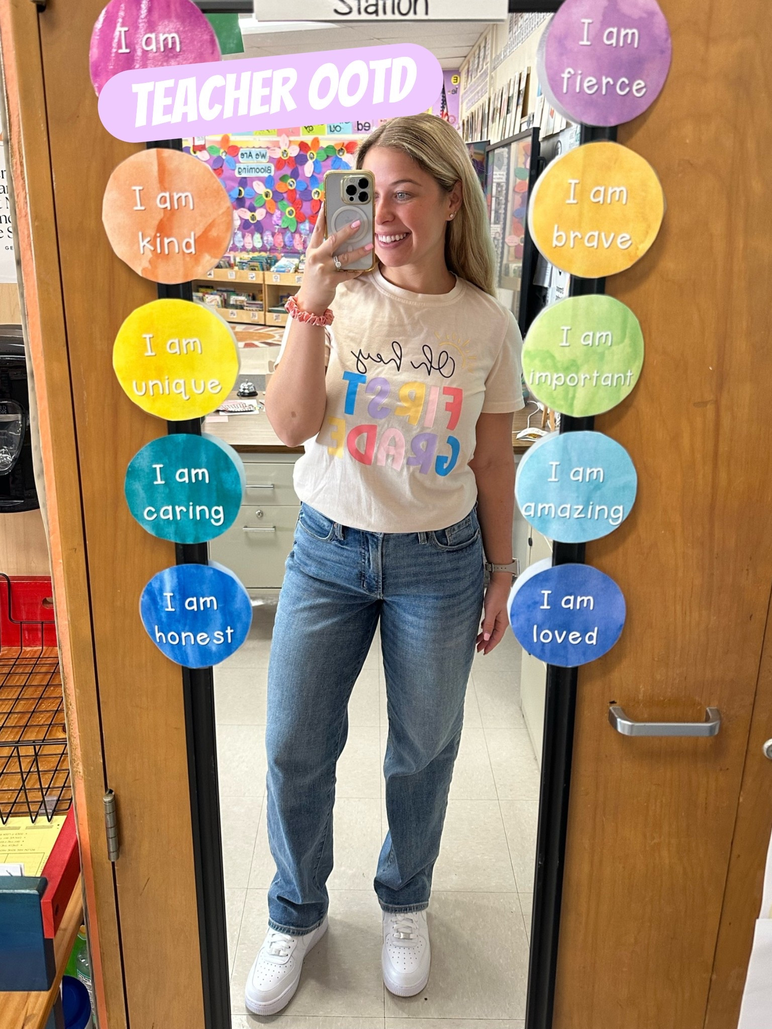 Teacher outfit of the day! Love this teacher shirt and Old Navy jeans

#LTKootd #LTKgrwm