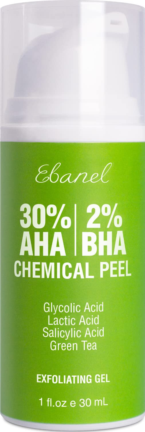 Ebanel 30% AHA 2% BHA Chemical Peel Exfoliant Gel, Face Peel with Glycolic Acid, Salicylic Acid, ... | Amazon (US)