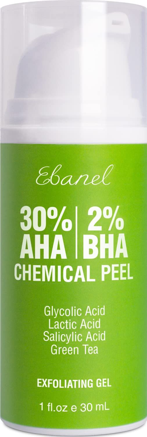 Ebanel 30% AHA 2% BHA Chemical Peel Exfoliant Gel, Face Peel with Glycolic Acid, Salicylic Acid, ... | Amazon (US)
