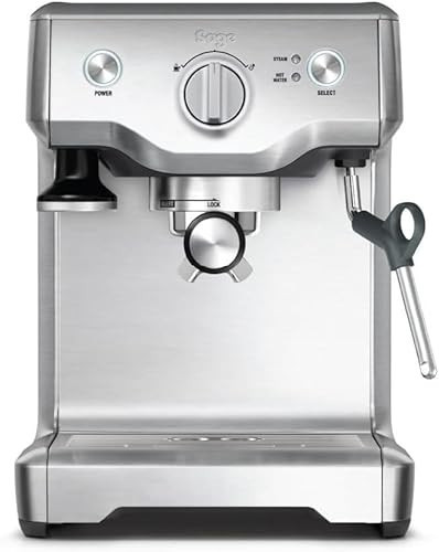 Sage - The Duo-Temp Pro - Bean to Cup Coffee Machine with Milk Frother - Precise Espresso-Extraction 1600 W - Easy to Use Manual Espresso Machine - Portafilter and Milk Jug - Brushed Stainless Steel | Amazon (UK)